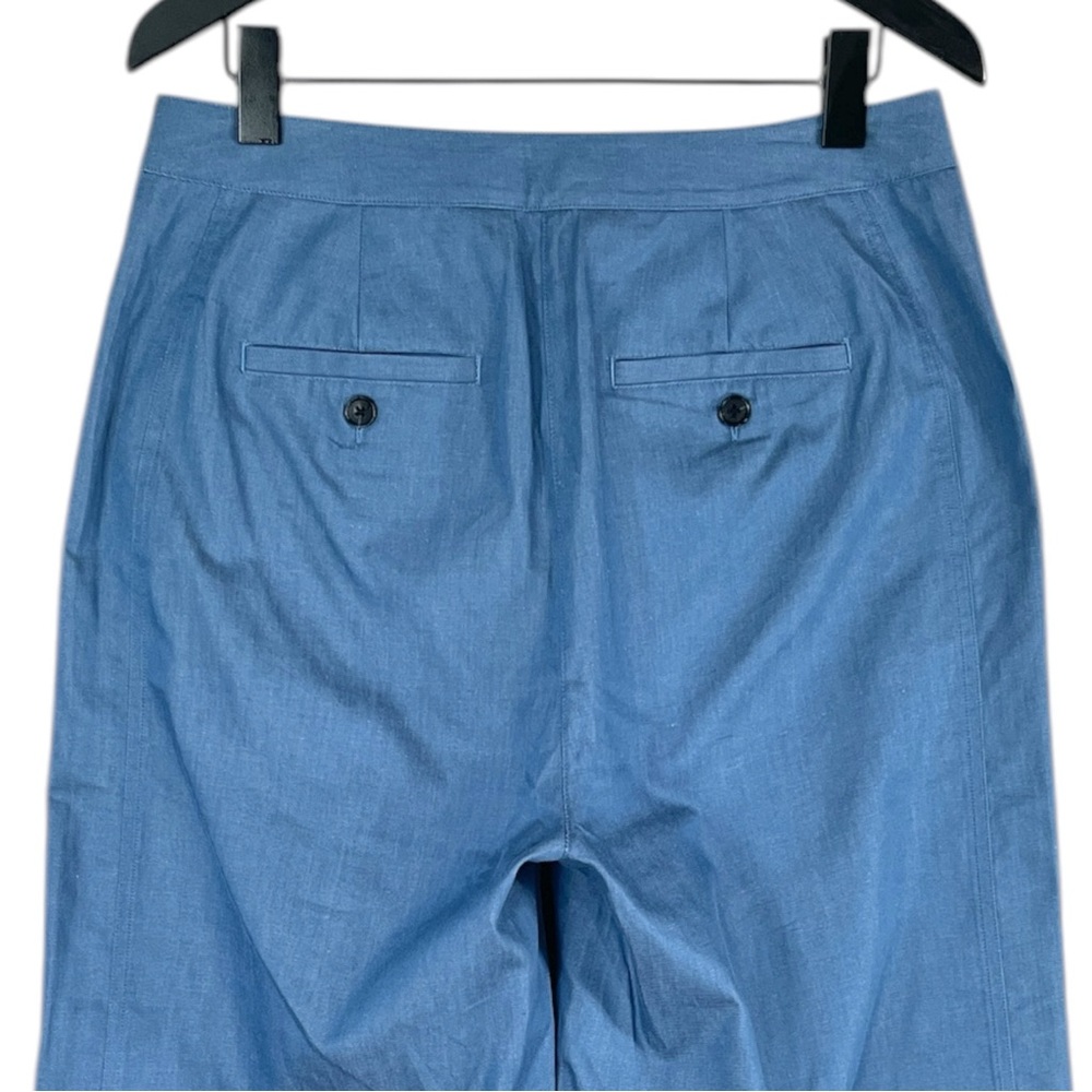 NWT Derek Lam 10 Crosby Eli Wide Leg Pants in Medium Blue Size 8 - Picture 11 of 12